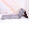 Muslim Prayer Rug With Flannel Embossing/Prayer Matt/Foldable Prayer Matt