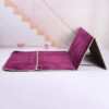 Muslim Prayer Rug With Flannel Embossing/Prayer Matt/Foldable Prayer Matt