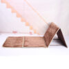 Muslim Prayer Rug With Flannel Embossing/Prayer Matt/Foldable Prayer Matt