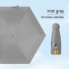 Ultra-light Five-fold Capsule Pocket Umbrella Black Glue Sun Umbrella For Women/Umbrella for Hajj & Umrah