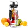 1000ml Water Fruit Bottle BPA Free Plastic Fruit Infuser Water Bottles With Infuser Juice Shaker Drink Bottle for Water/Water Bottle for Hajj & Umrah