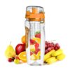 1000ml Water Fruit Bottle BPA Free Plastic Fruit Infuser Water Bottles With Infuser Juice Shaker Drink Bottle for Water/Water Bottle for Hajj & Umrah