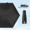 Ultra-light Five-fold Capsule Pocket Umbrella Black Glue Sun Umbrella For Women/Umbrella for Hajj & Umrah